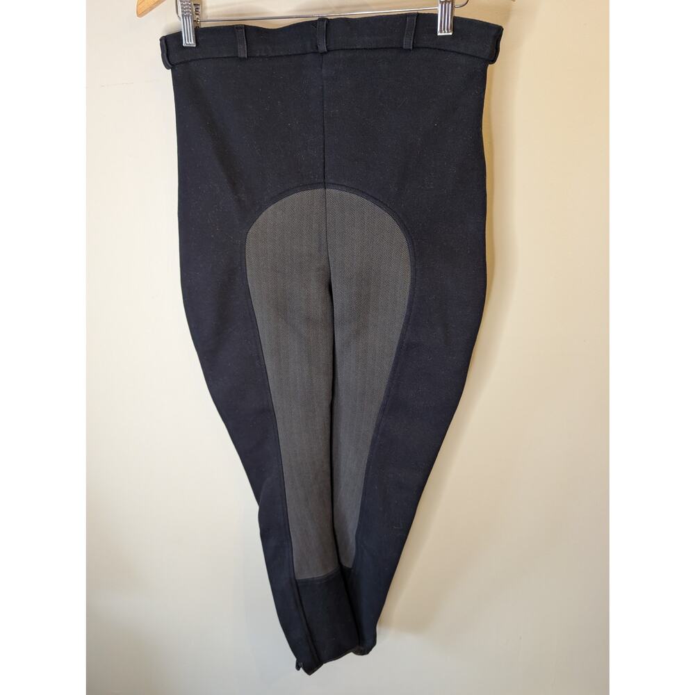 Dublin Ride Life Style Black Full Seat Breeches Riding Pants Size 32 Long